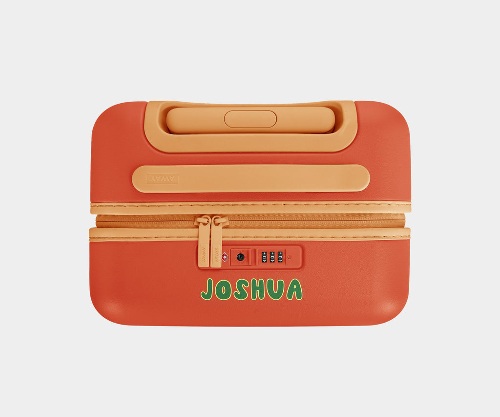 Away The Kids Carry-On Suitcase - Poppy Orange