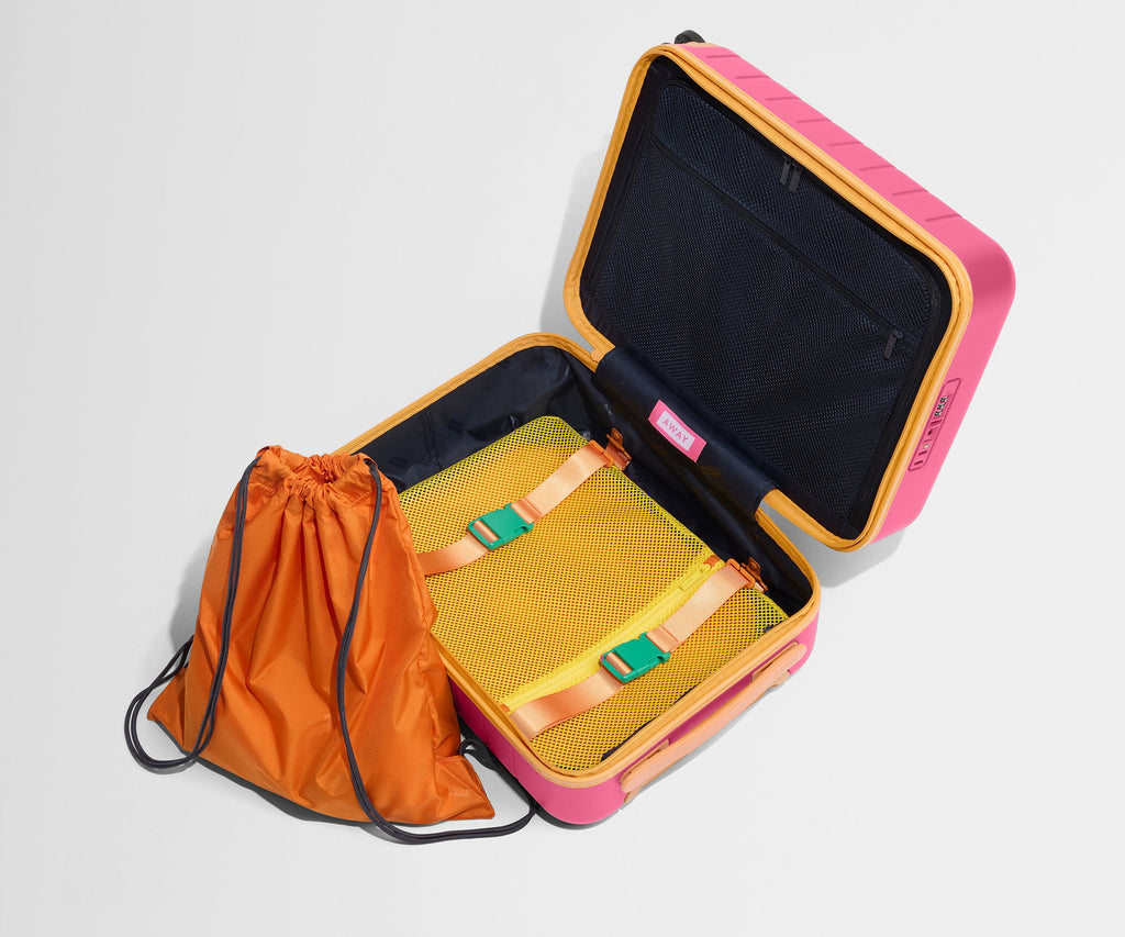 Away The Kids Carry-On Suitcase - Cotton Candy Pink