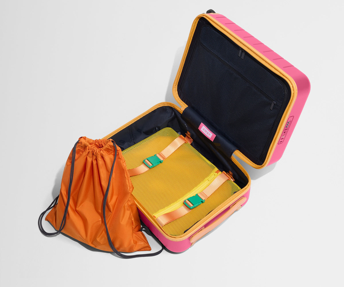 Away The Kids Carry-On Suitcase - Cotton Candy Pink