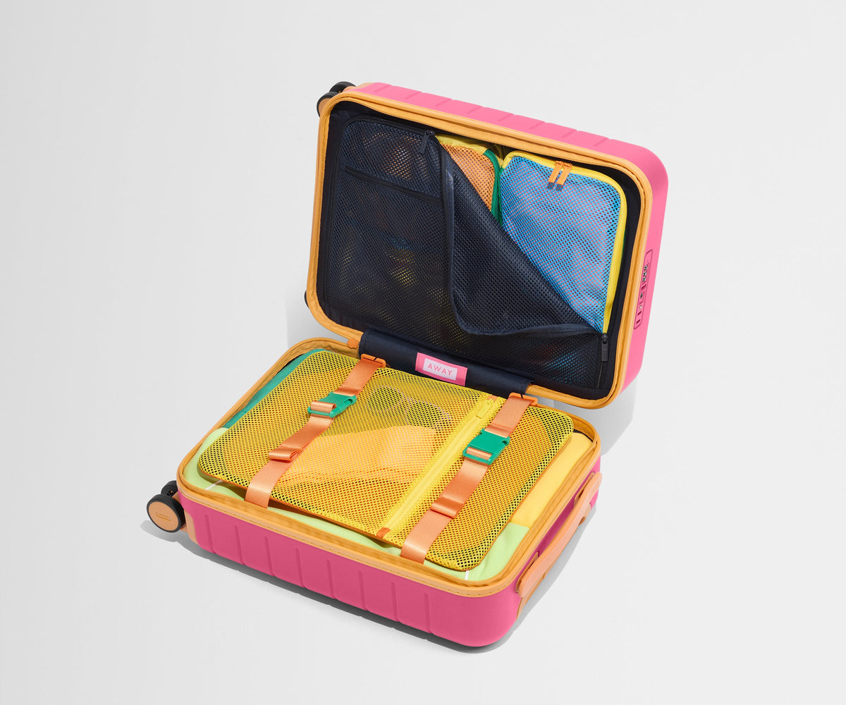 Away The Kids Carry-On Suitcase - Cotton Candy Pink