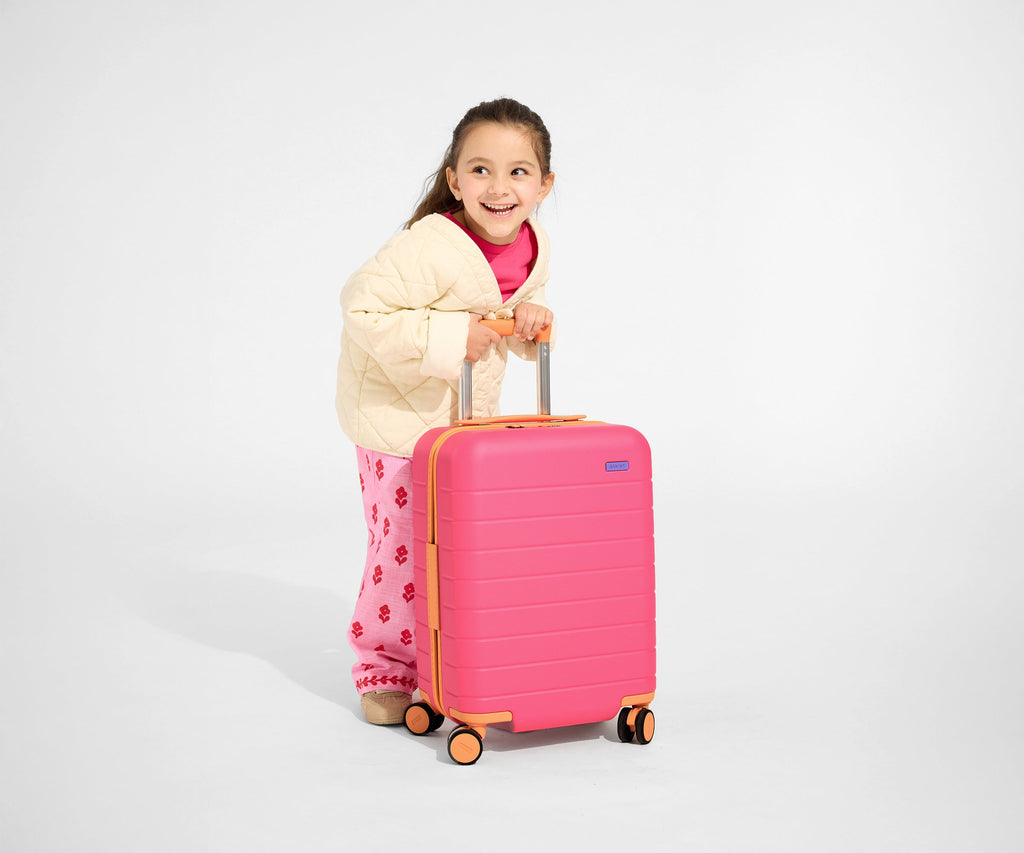 Away The Kids Carry-On Suitcase - Cotton Candy Pink