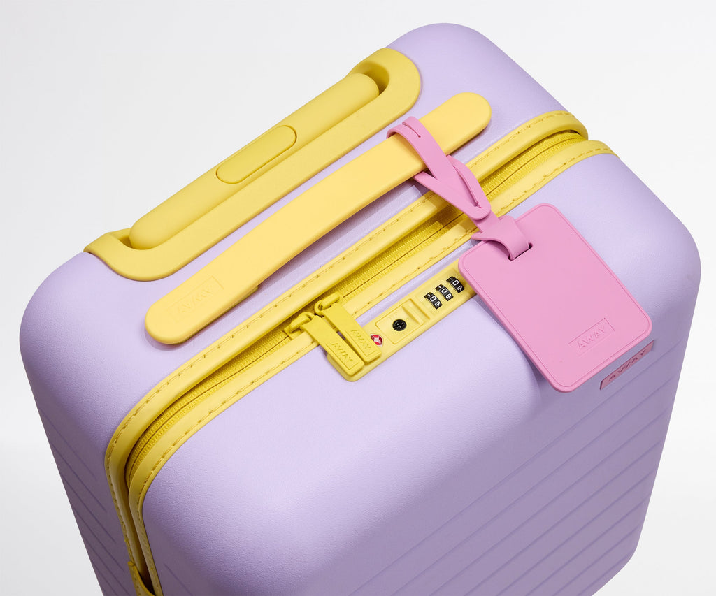 Away The Kids Carry-On Suitcase - Butterfly Purple
