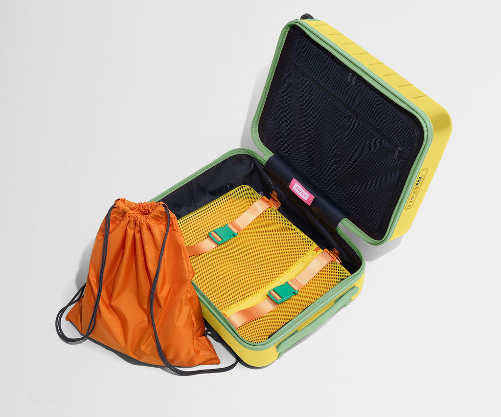 Away The Kids Carry-On Suitcase - Sunshine Yellow
