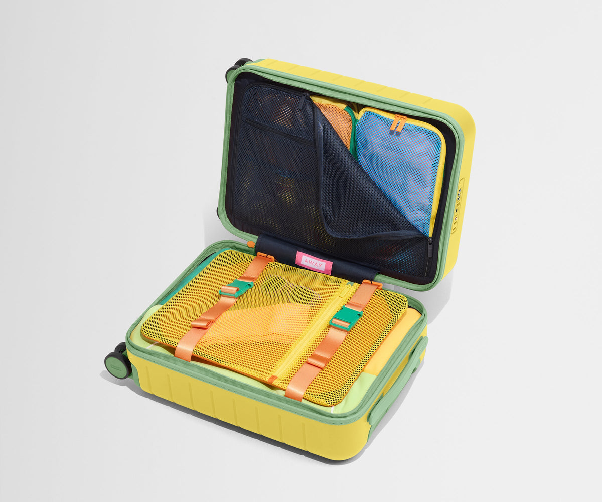 Away The Kids Carry-On Suitcase - Sunshine Yellow