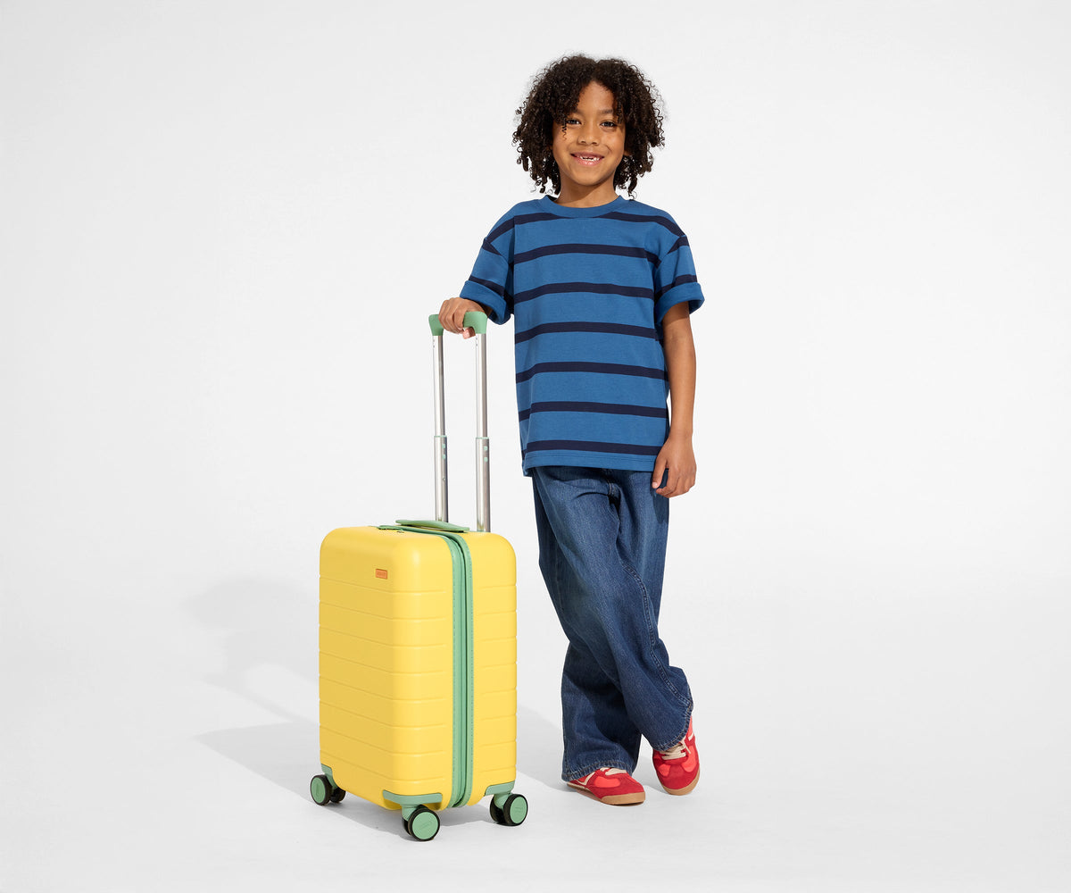 Away The Kids Carry-On Suitcase - Sunshine Yellow