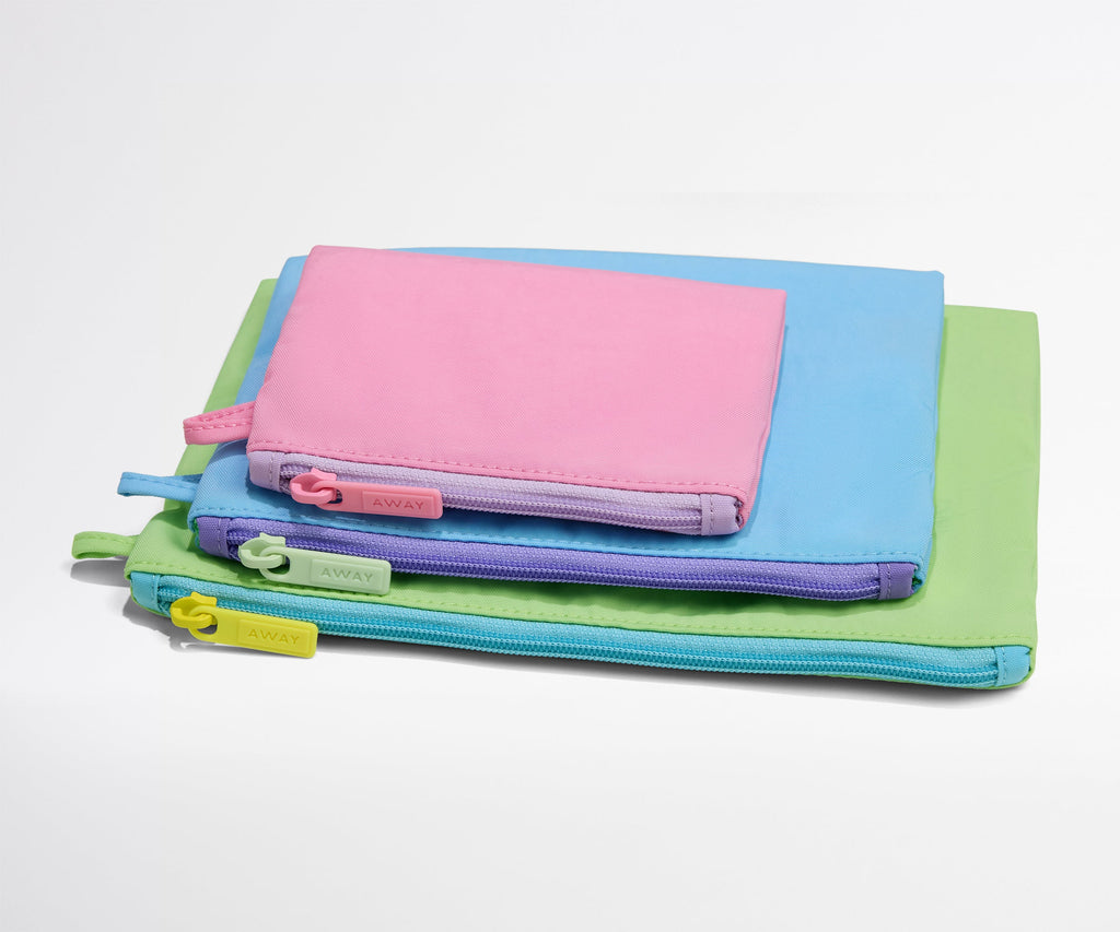 Away Kids Pouch Set Travel Accessory - Garden Mix