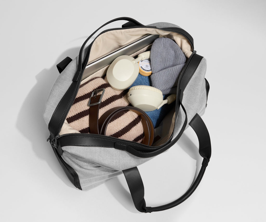 Away Canvas Overnight Bag Duffel Bag - Jet Black