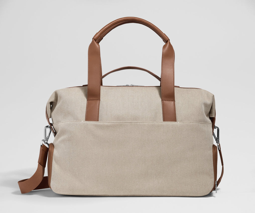 Away Canvas Overnight Bag Duffel Bag - Saddle Brown