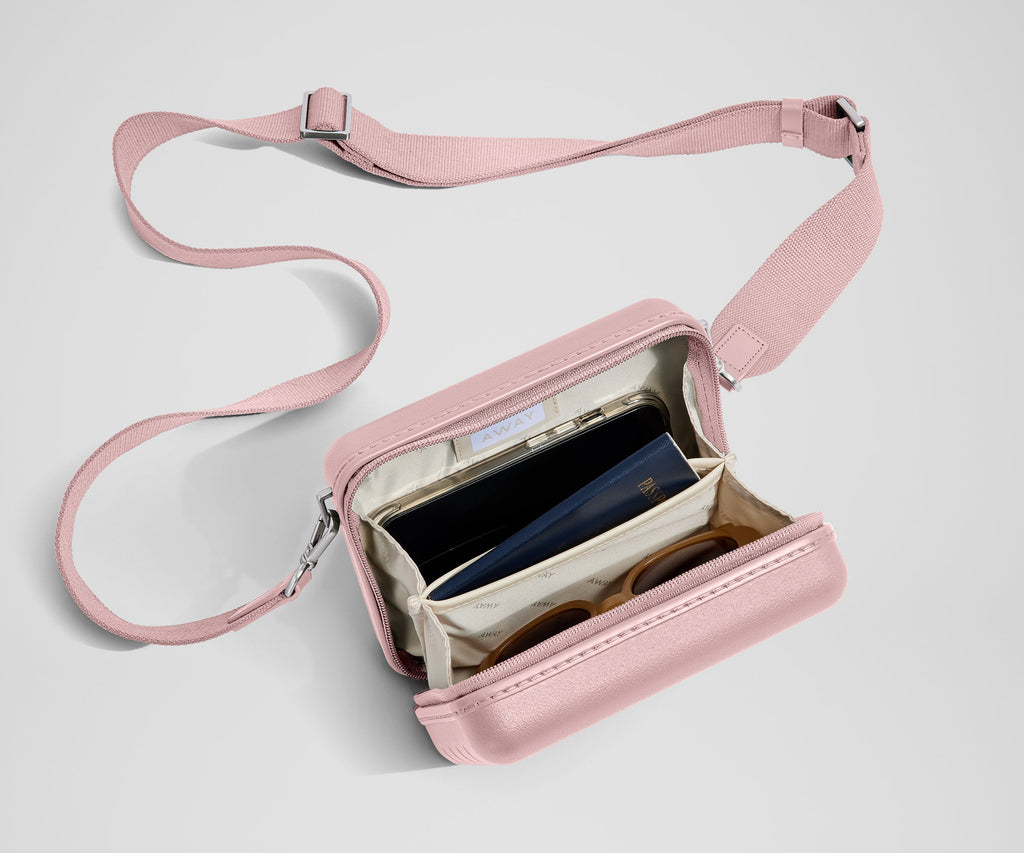 Away The Mini Crossbody Packing Cubes - Blush Pink
