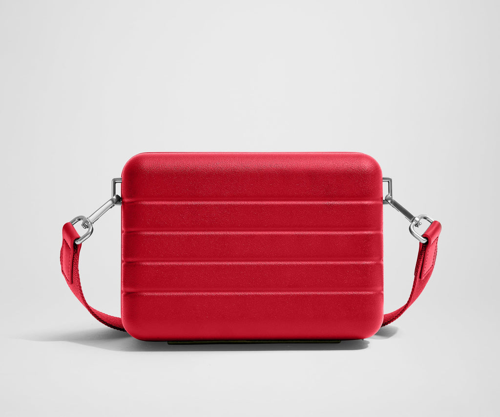 Away The Mini Crossbody Packing Cubes - Cherry Red