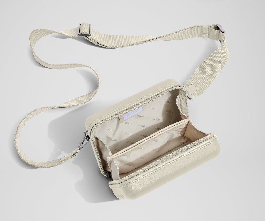 Away The Mini Crossbody Packing Cubes - Salt White