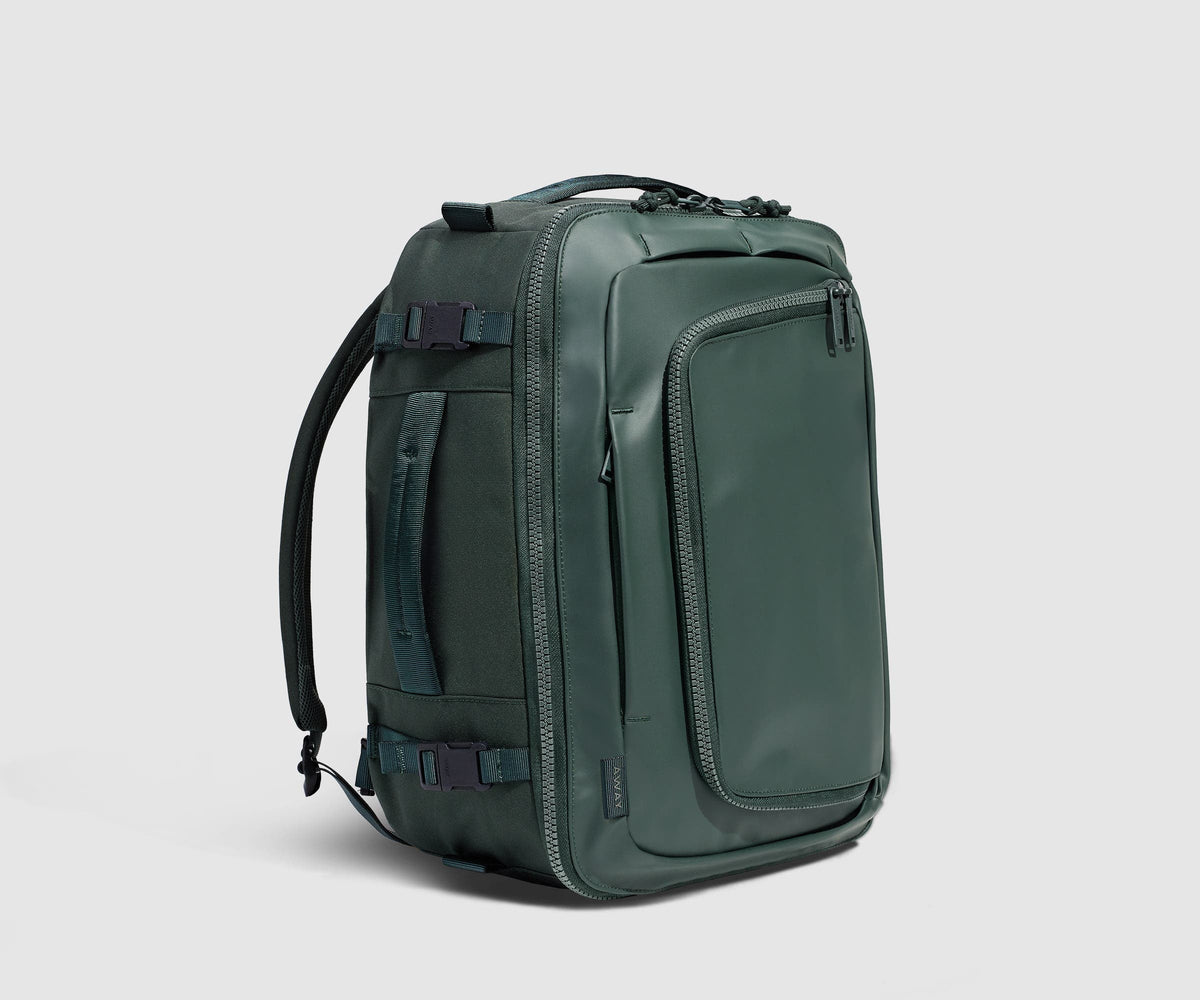 Away Active Convertible Backpack 25L in Forest Green