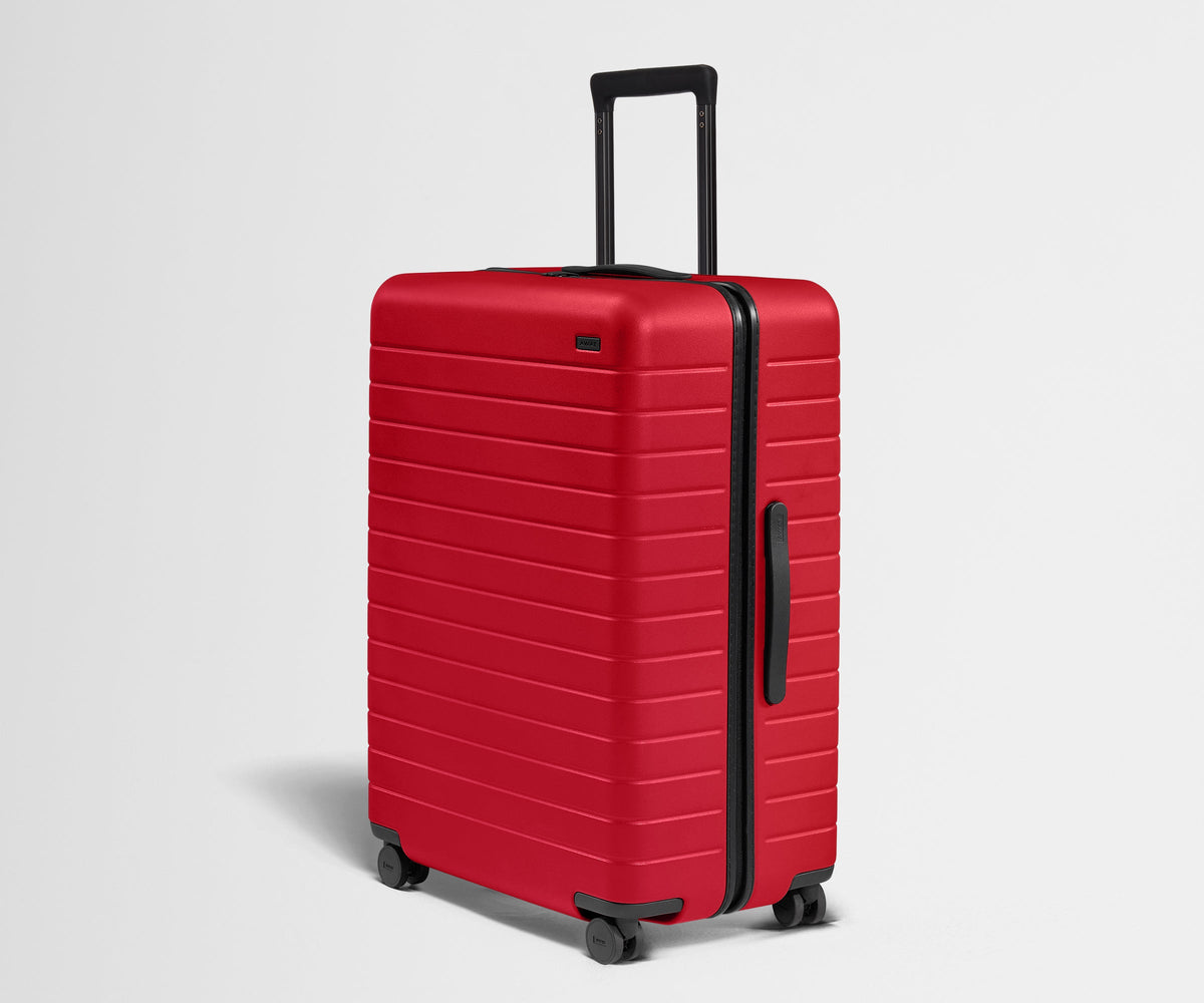 Away The Large Suitcase - Cherry Red