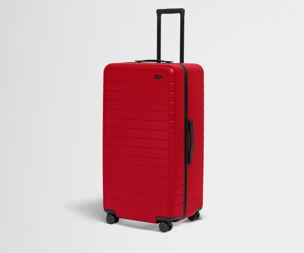 Away The Trunk Suitcase - Cherry Red