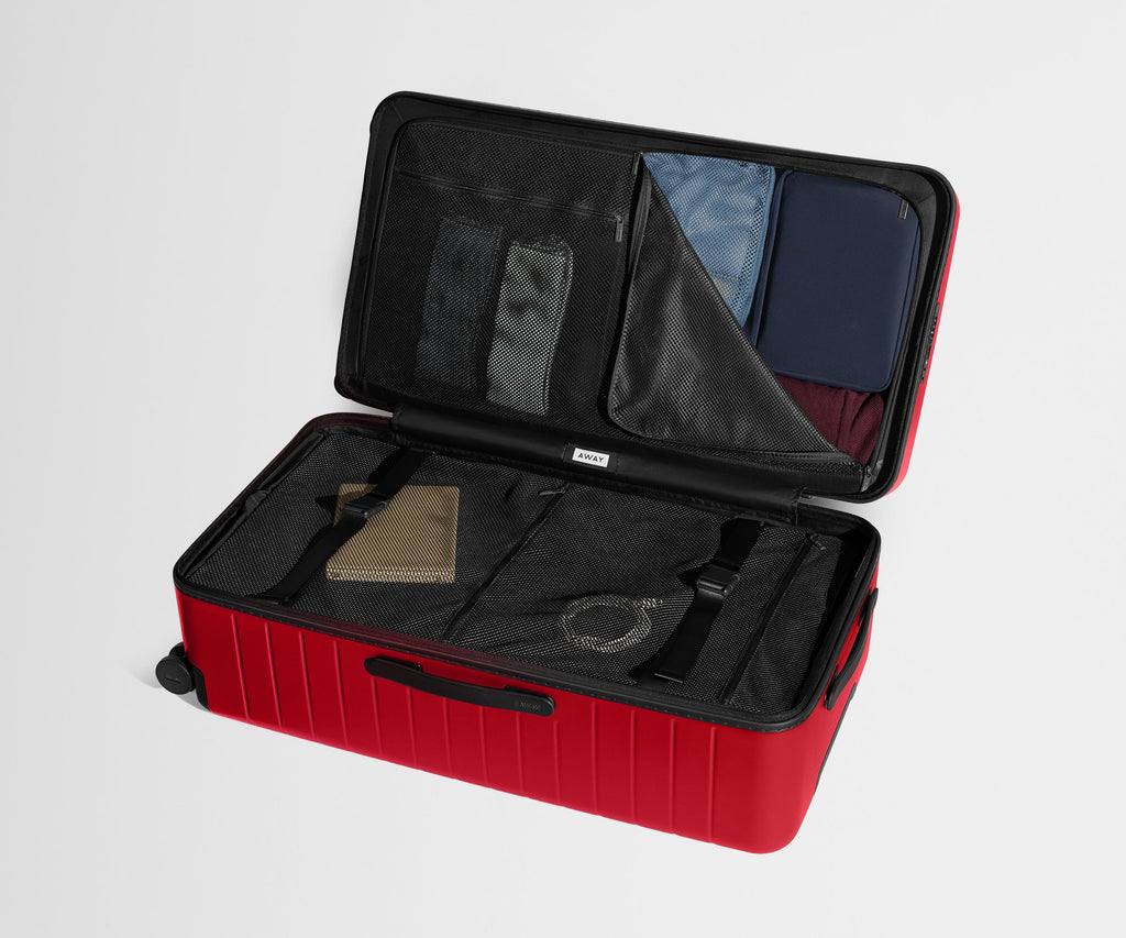 Away The Trunk Suitcase - Cherry Red