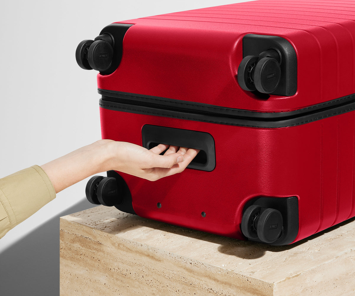 Away The Trunk Suitcase - Cherry Red