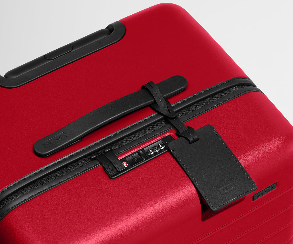 Away The Trunk Suitcase - Cherry Red