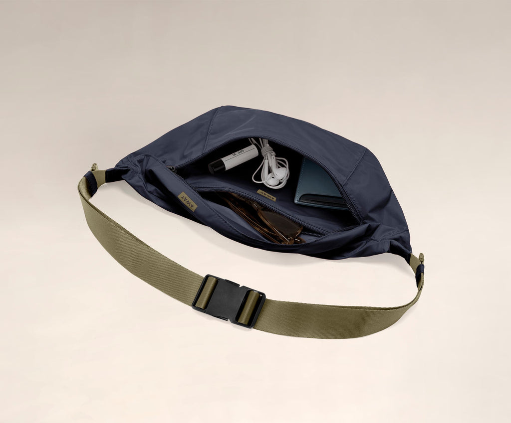 Away The Packable Sling Bag Crossbody Bag - Navy Blue