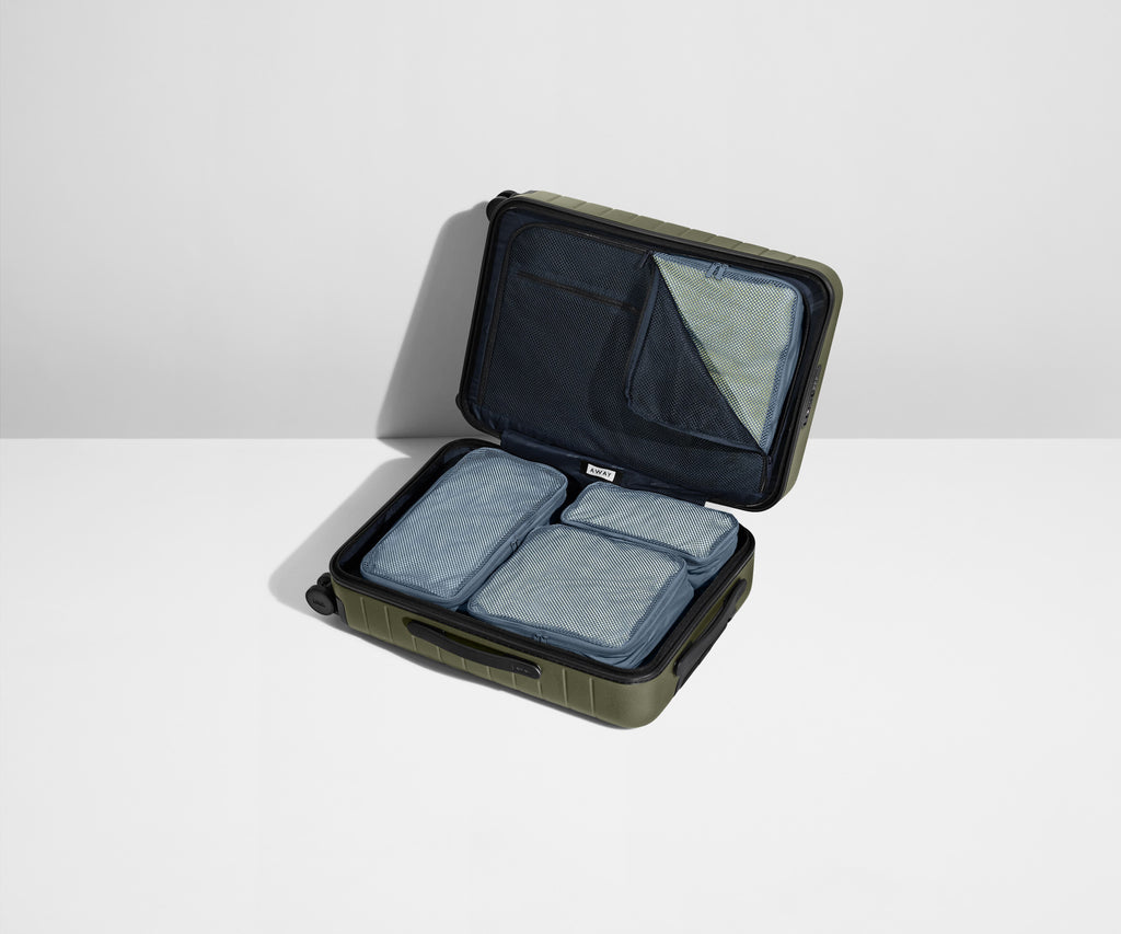 Away Insider Packing Cubes (Set of 4) in Coast Blue