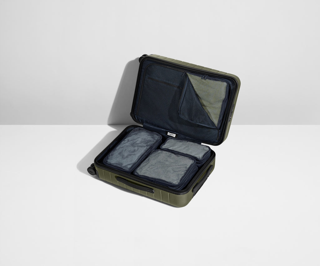 Away Insider Packing Cubes (Set of 4) in Navy Blue
