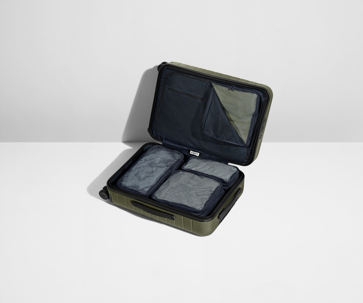 Away Insider Packing Cubes (Set of 4) in Navy Blue