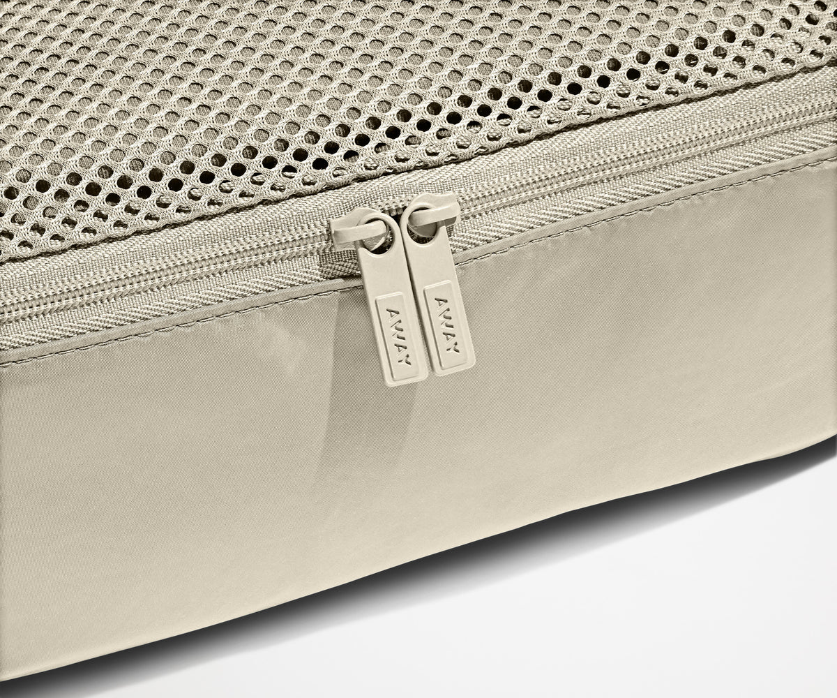 Away Insider Packing Cubes (Set of 4) in Salt White
