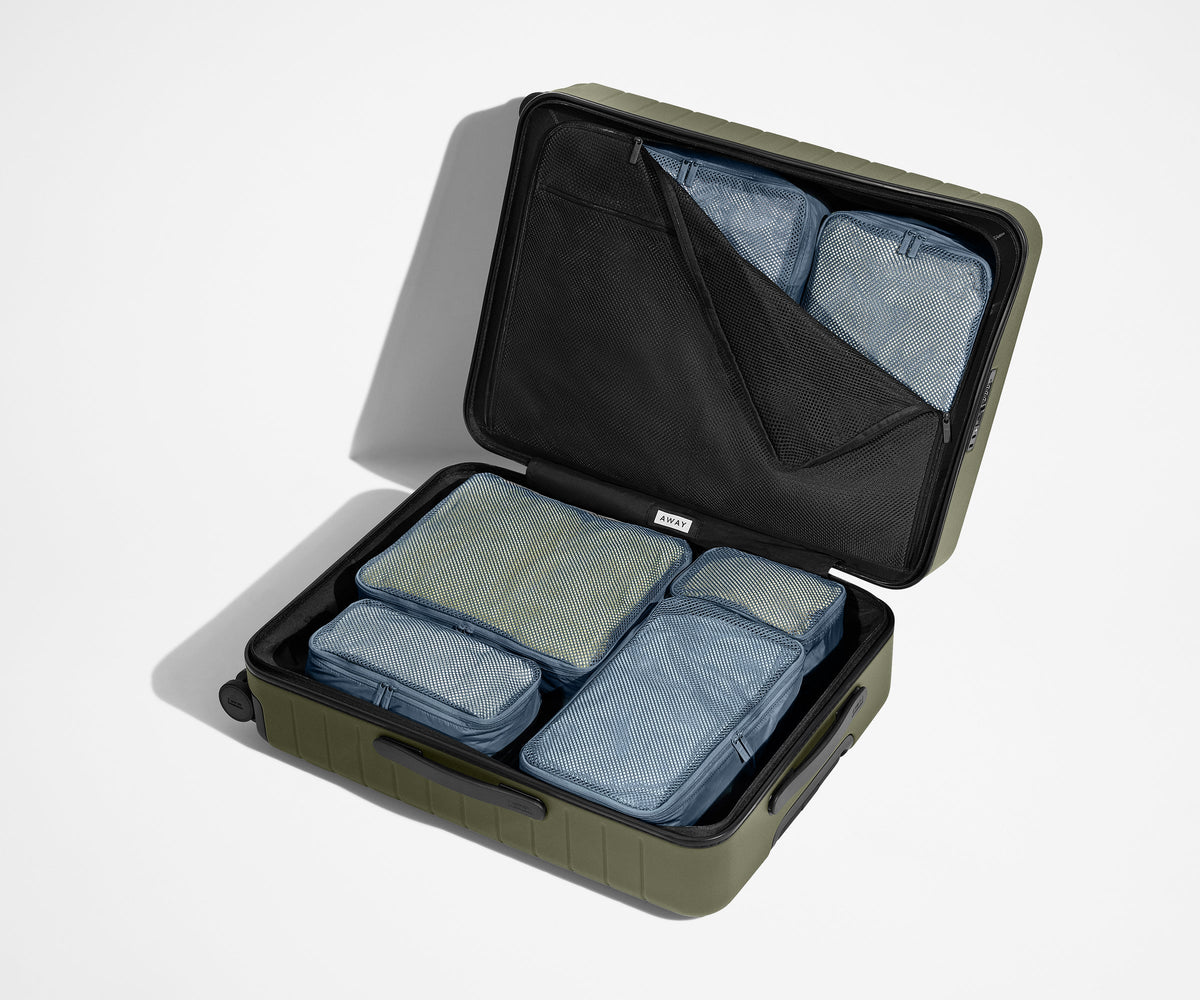Away Insider Packing Cubes (Set of 6) in Coast Blue