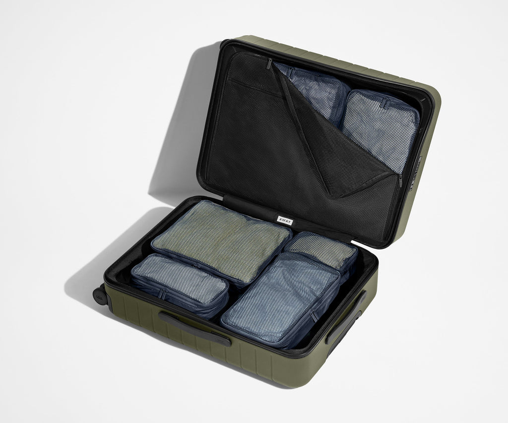 Away Insider Packing Cubes (Set of 6) in Navy Blue