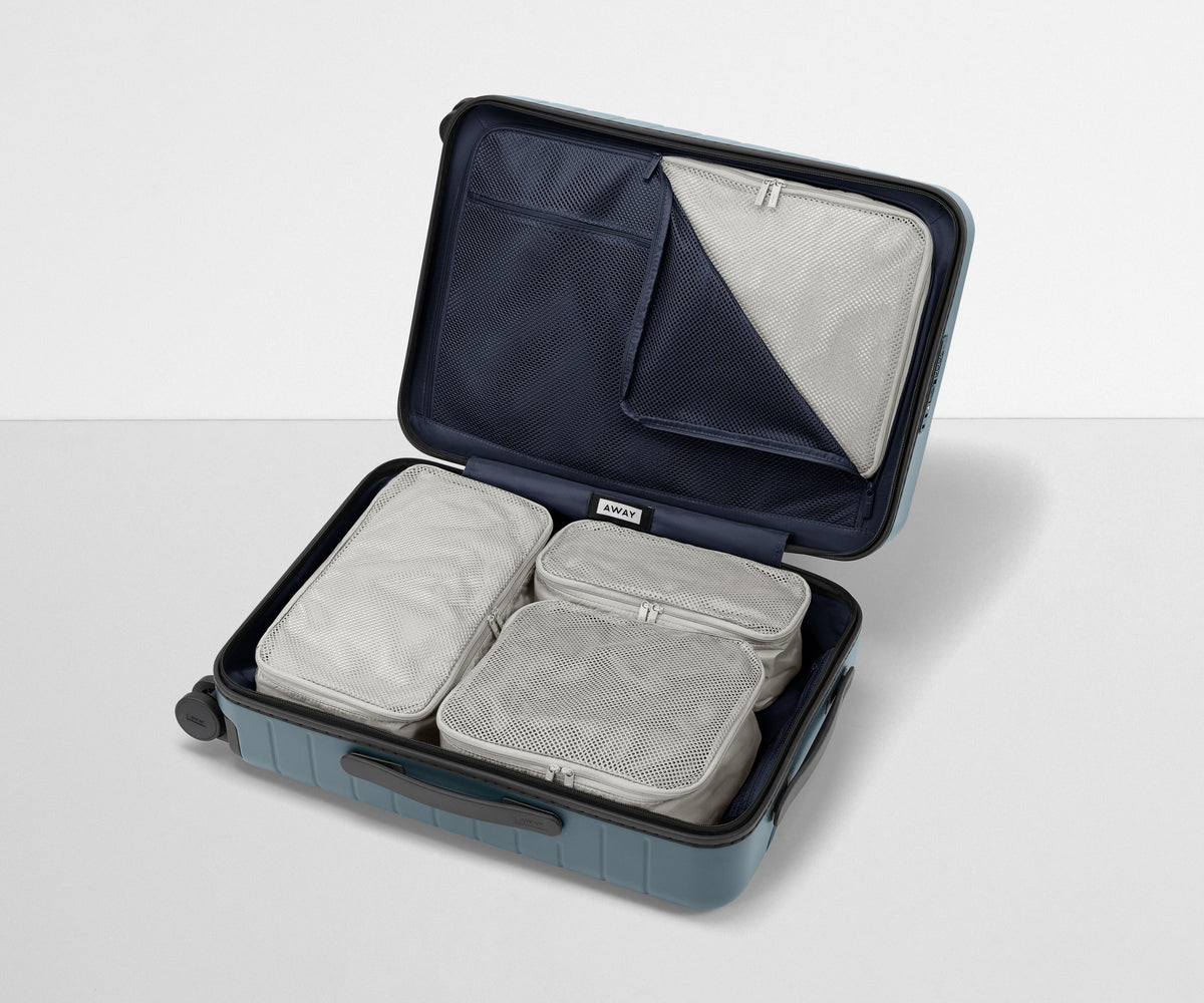 Away Insider Packing Cubes (Set of 4) in Cloud Gray