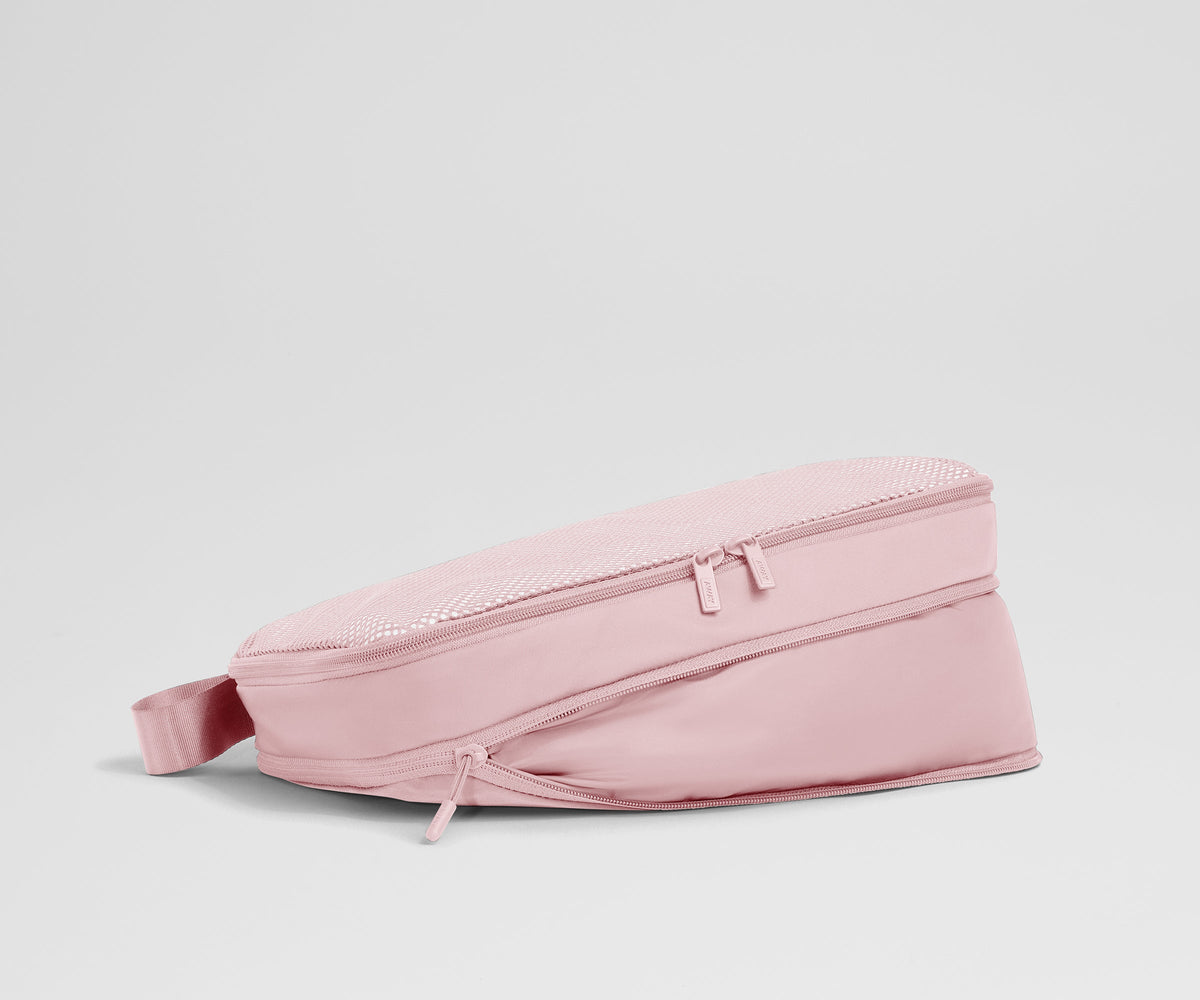 Away Compression Packing Cubes in Blush Pink