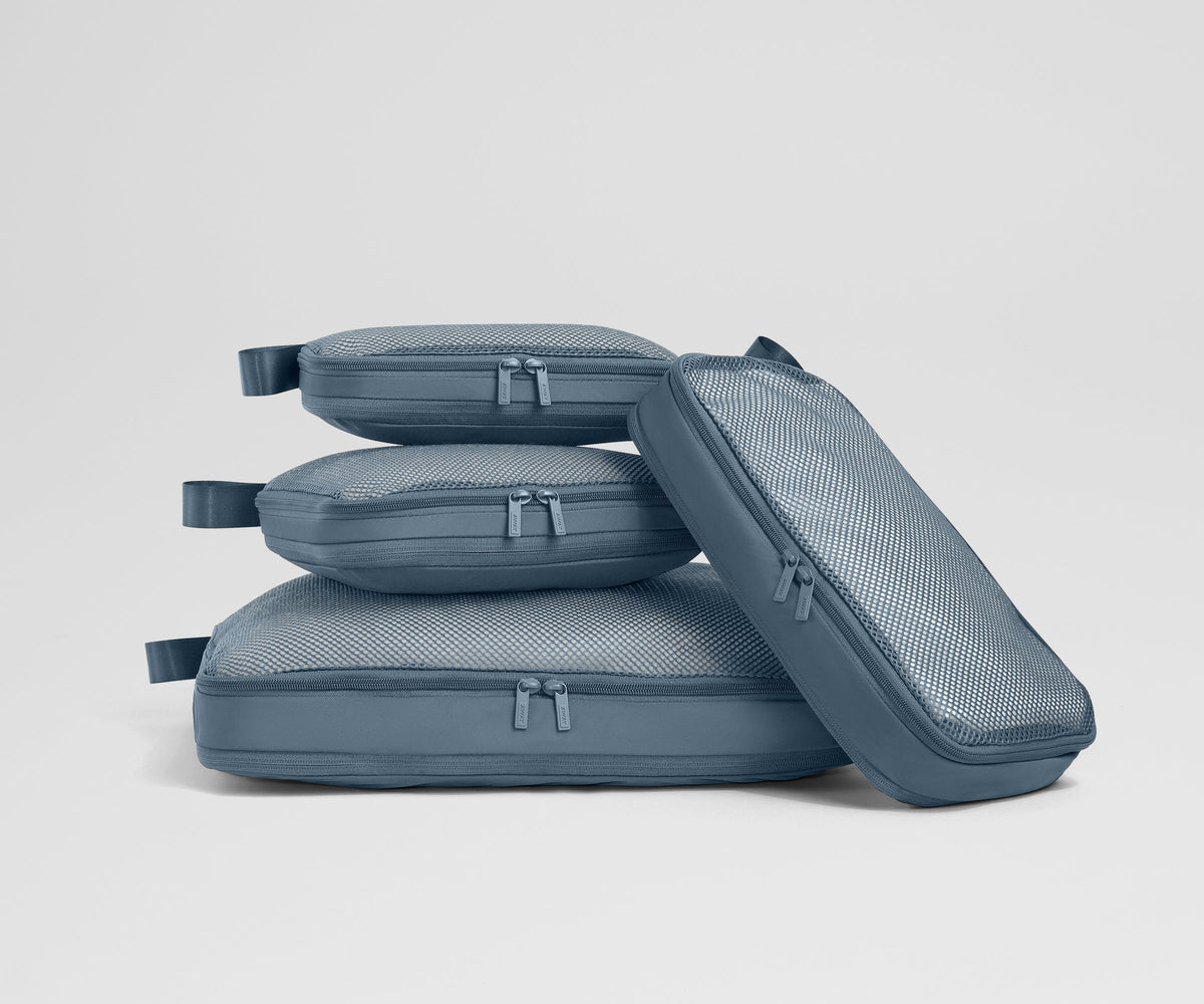 Away Compression Packing Cubes in Coast Blue