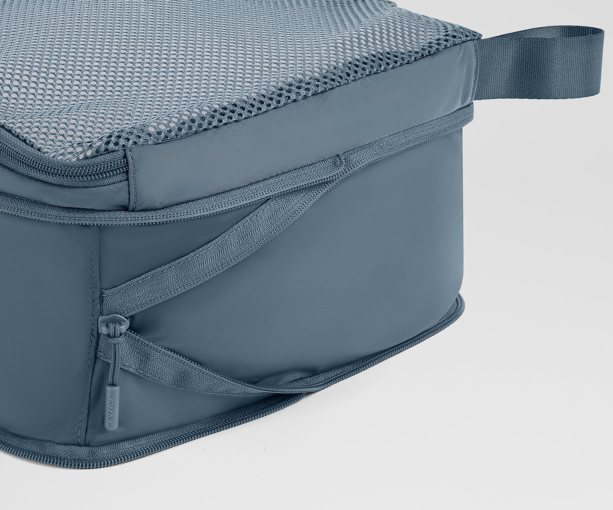 Away Compression Packing Cubes in Coast Blue