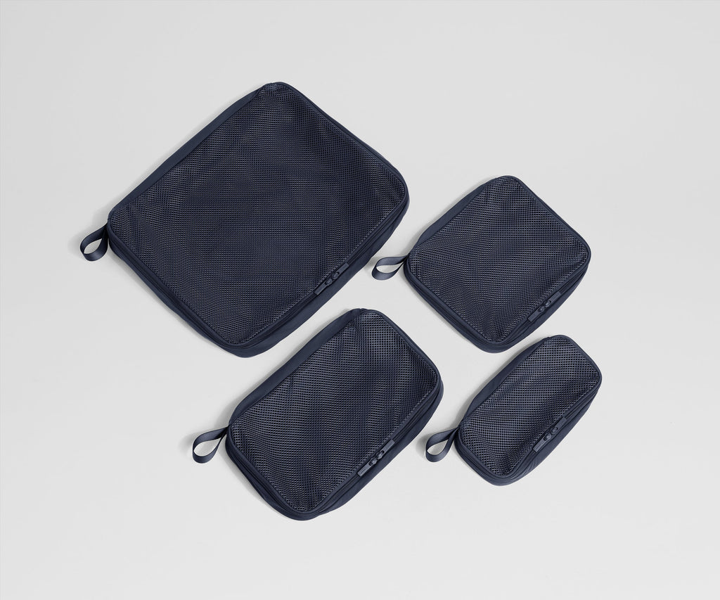 Away Compression Packing Cubes in Navy Blue