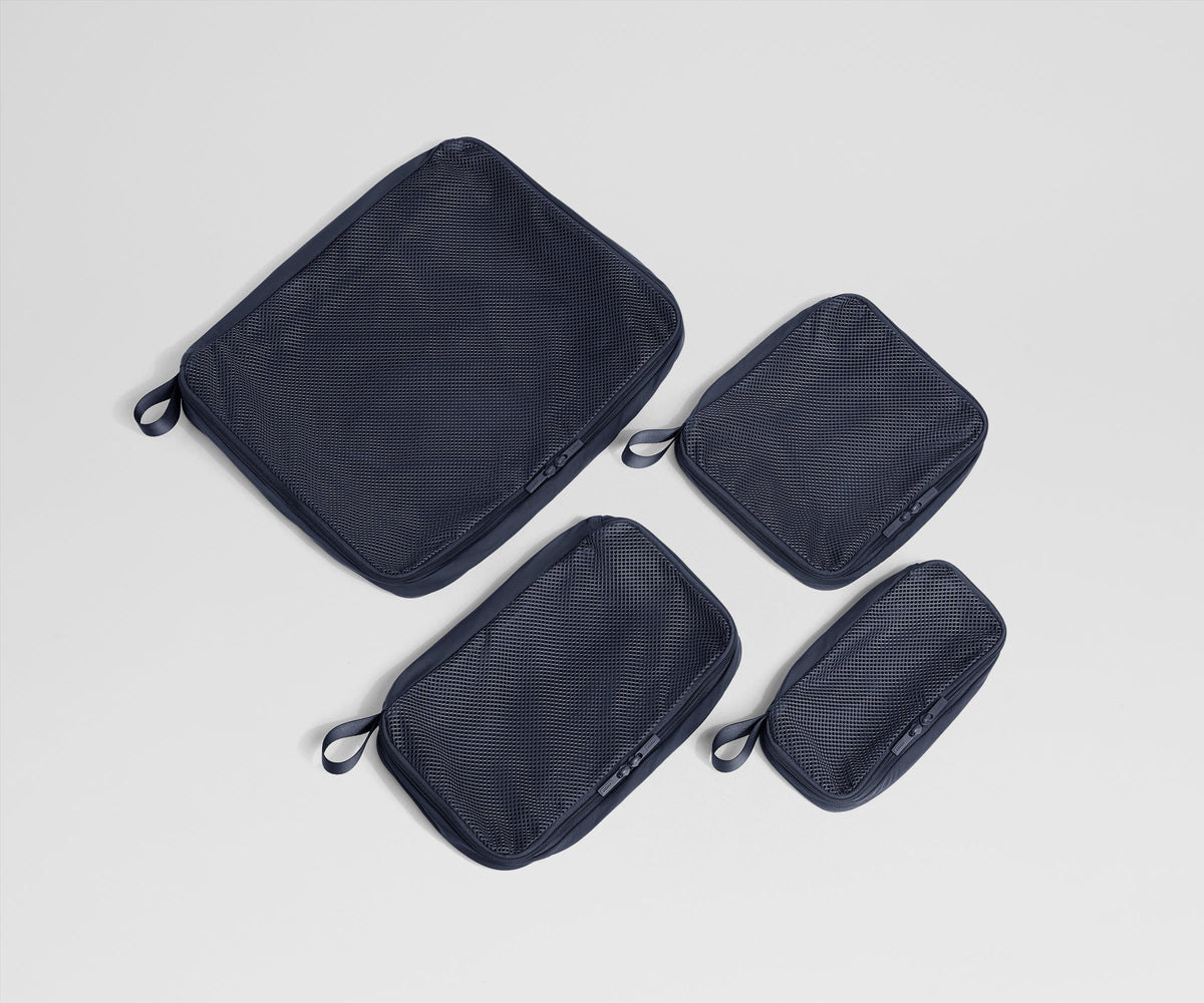 Away Compression Packing Cubes in Navy Blue
