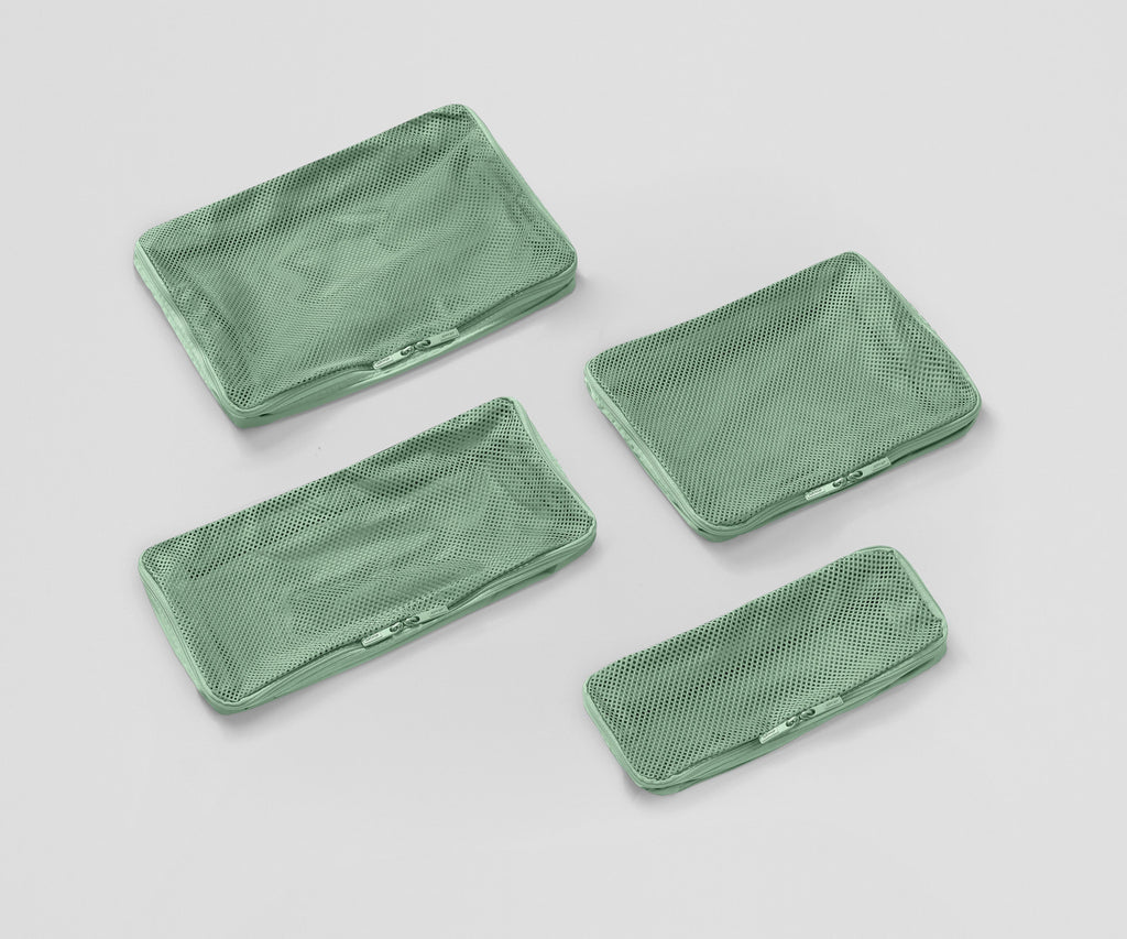 Away Insider Packing Cubes (Set of 4) in Sea Green
