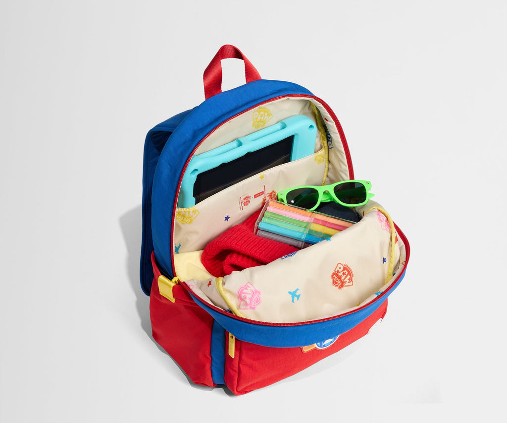 Away Kids Backpack in Chase Badge Blue