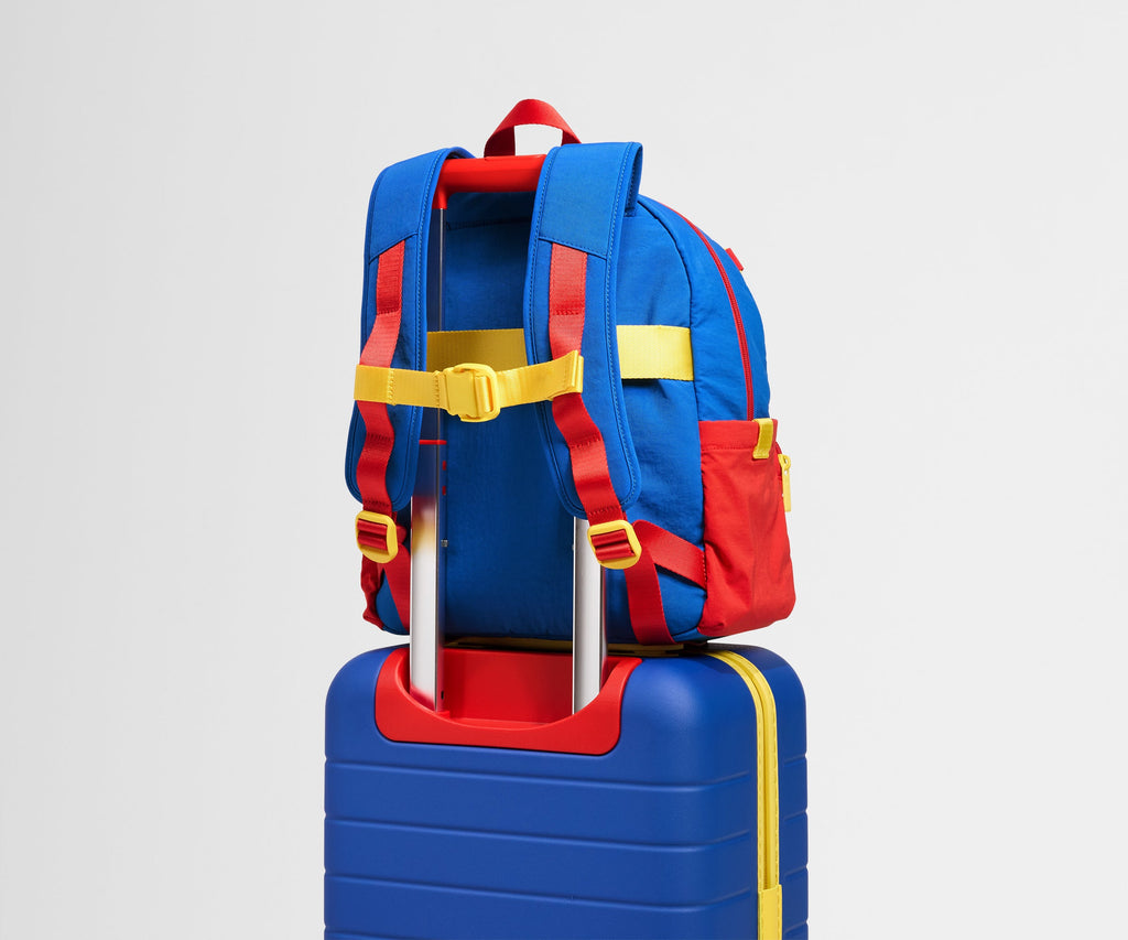 Away The Kids Carry-On Suitcase - Chase Badge Blue