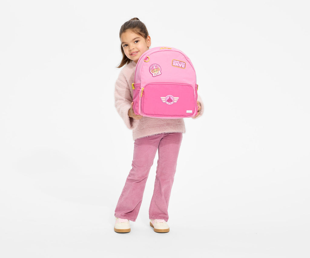 Away Kids Backpack in Skye Pilot Pink