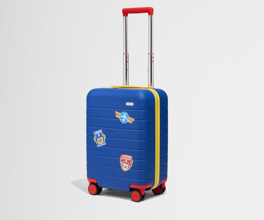 Away The Kids Carry-On Suitcase - Chase Badge Blue