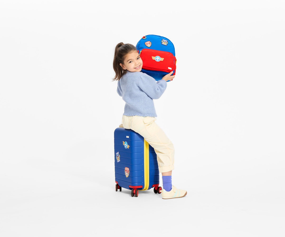Away Kids Backpack in Chase Badge Blue