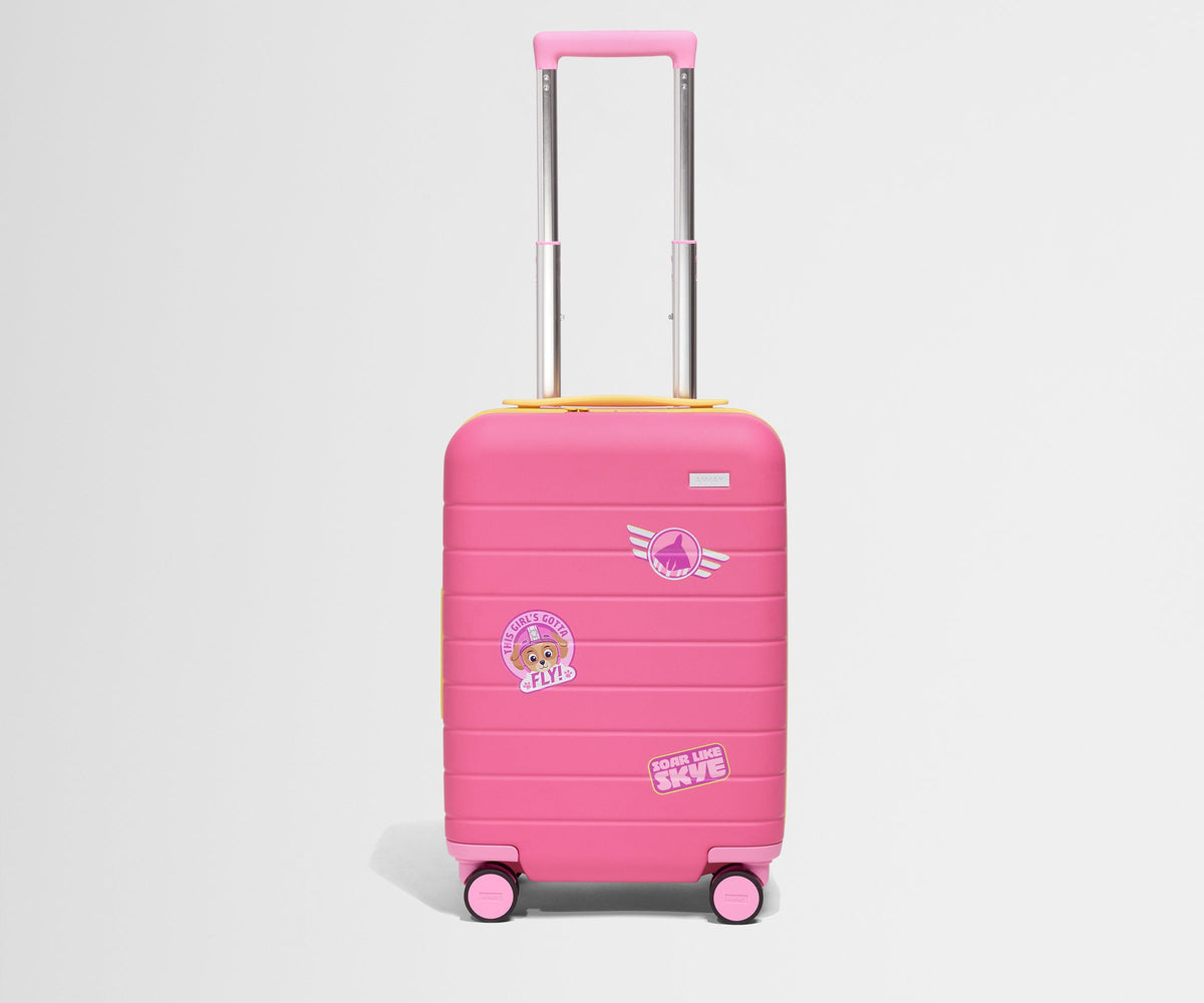 Away The Kids Carry-On Suitcase - Skye Pilot Pink