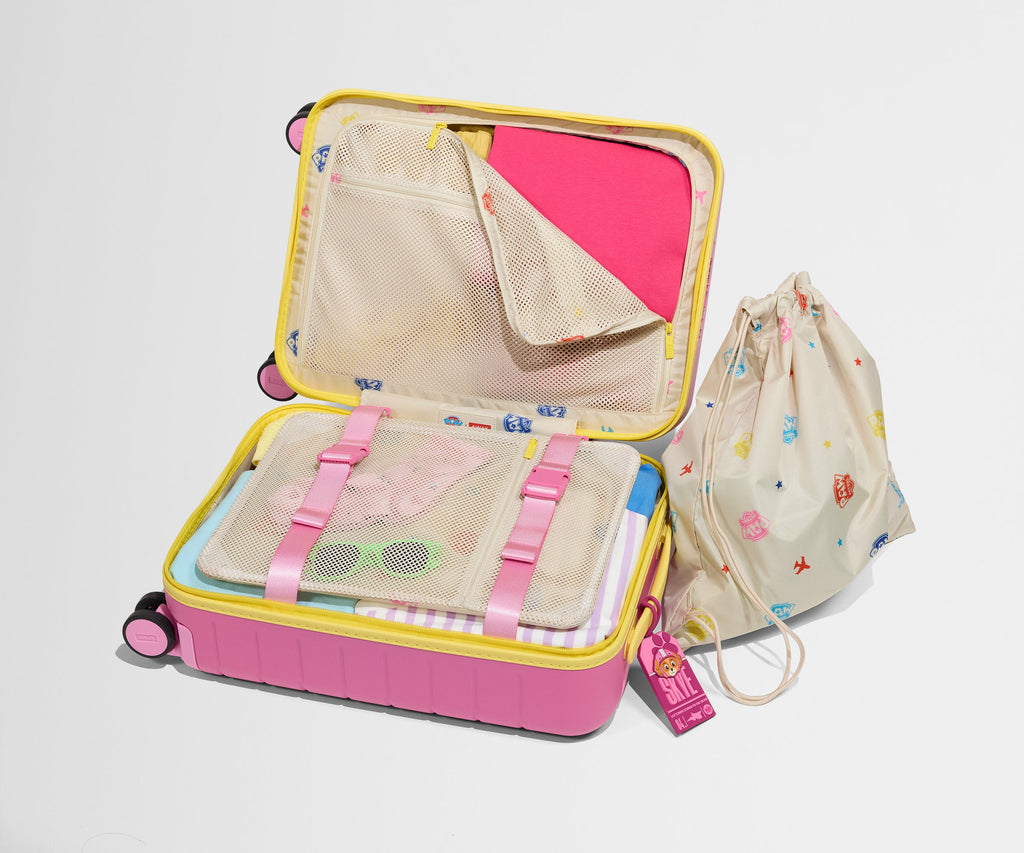 Away The Kids Carry-On Suitcase - Skye Pilot Pink