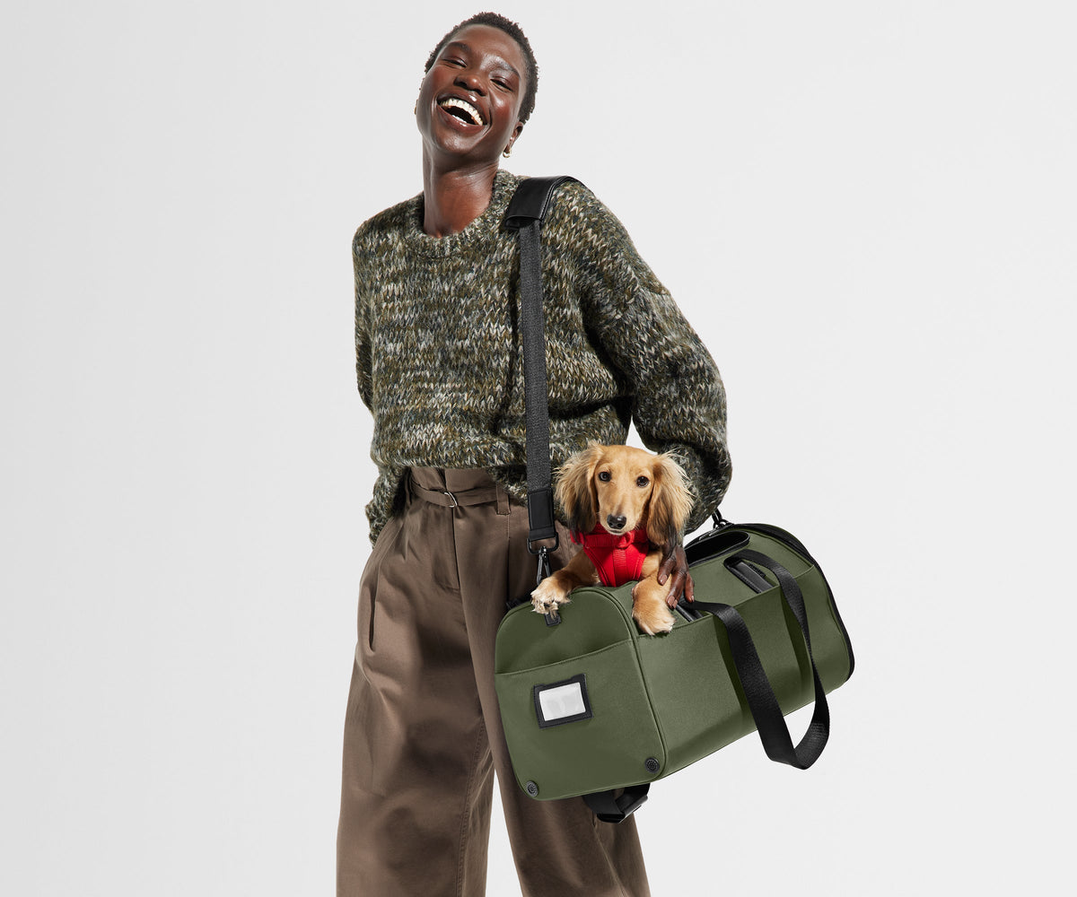 Away The Pet Carrier Travel Accessory - Olive Green