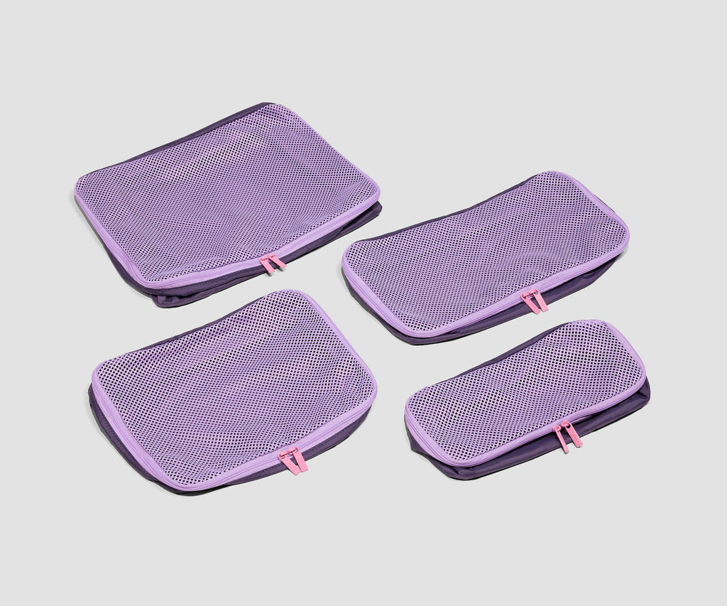 Away Insider Packing Cubes (Set of 4) in Misty Purple
