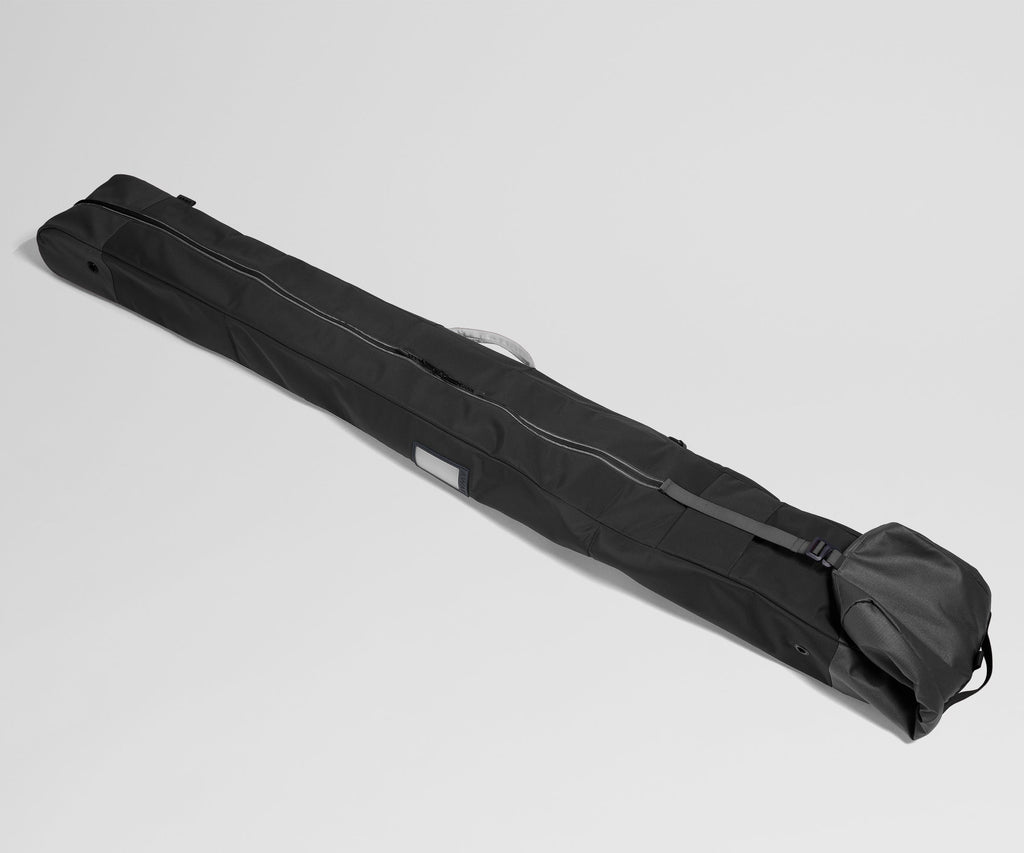 Away Roll-Top Ski Bag Suitcase - Jet Black