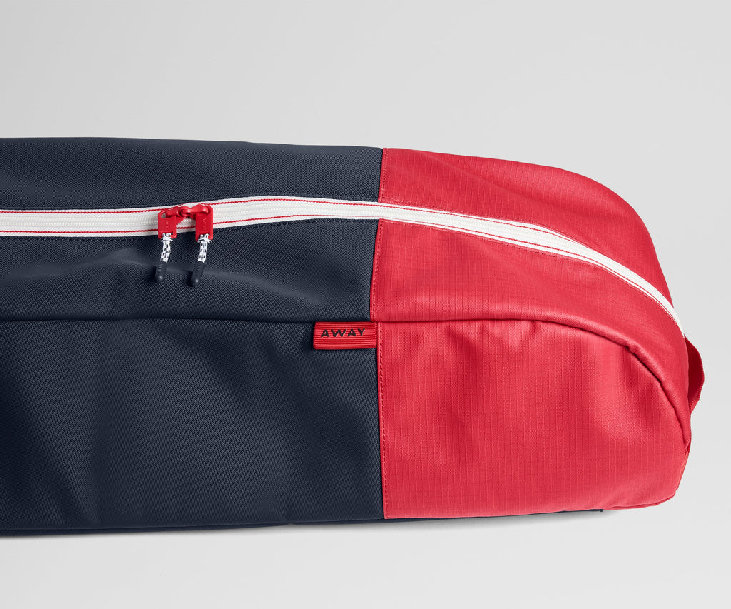 Away Roll-Top Ski Bag Suitcase - Navy Blue