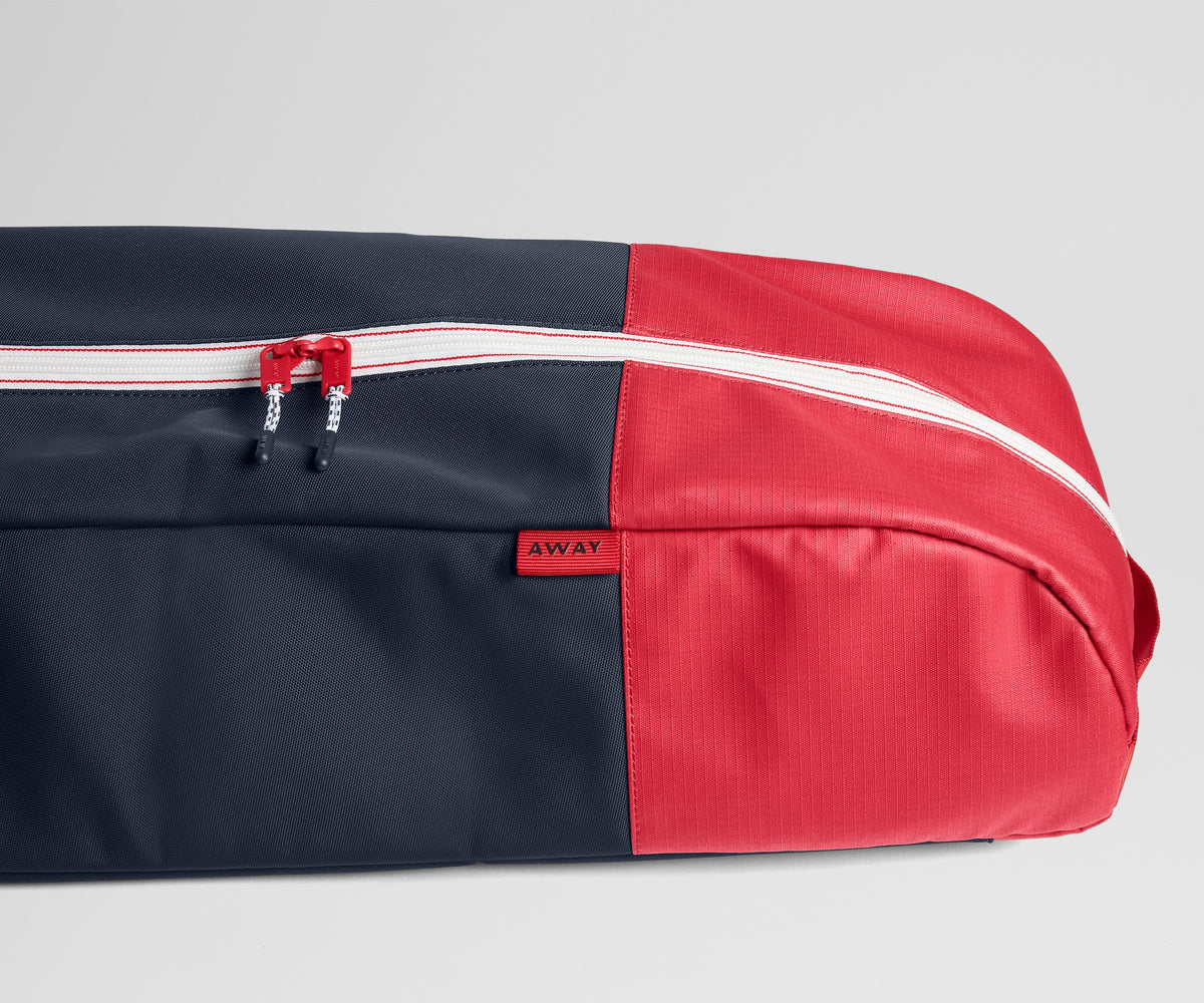 Away Roll-Top Ski Bag Suitcase - Navy Blue