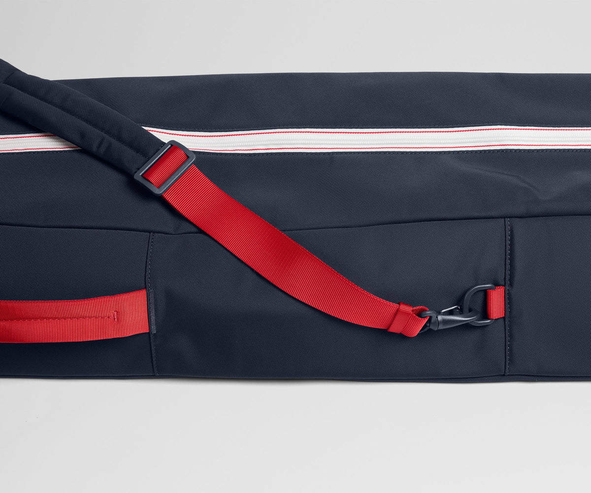 Away Roll-Top Ski Bag Suitcase - Navy Blue
