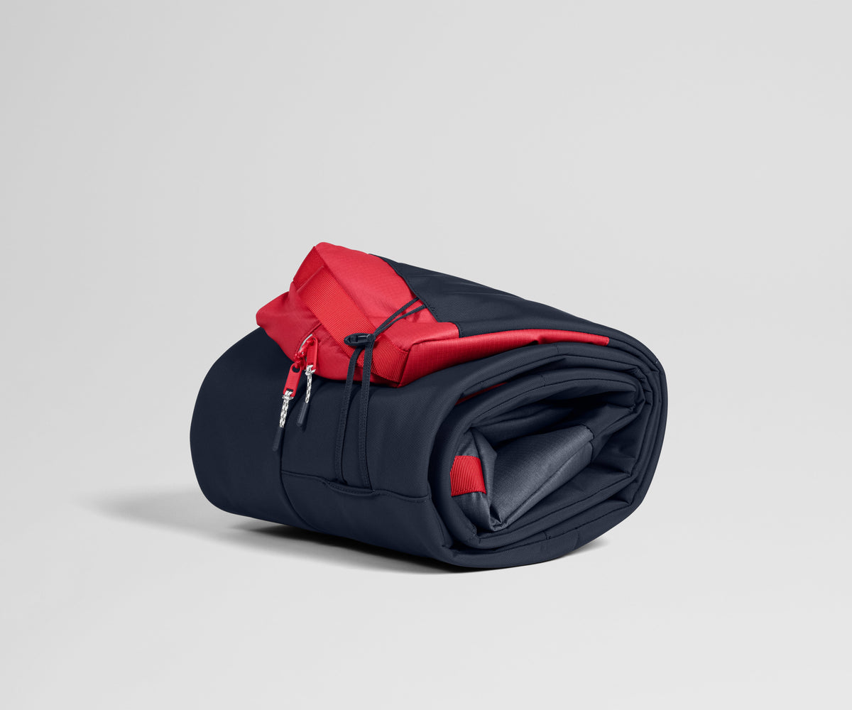 Away Roll-Top Ski Bag Suitcase - Navy Blue