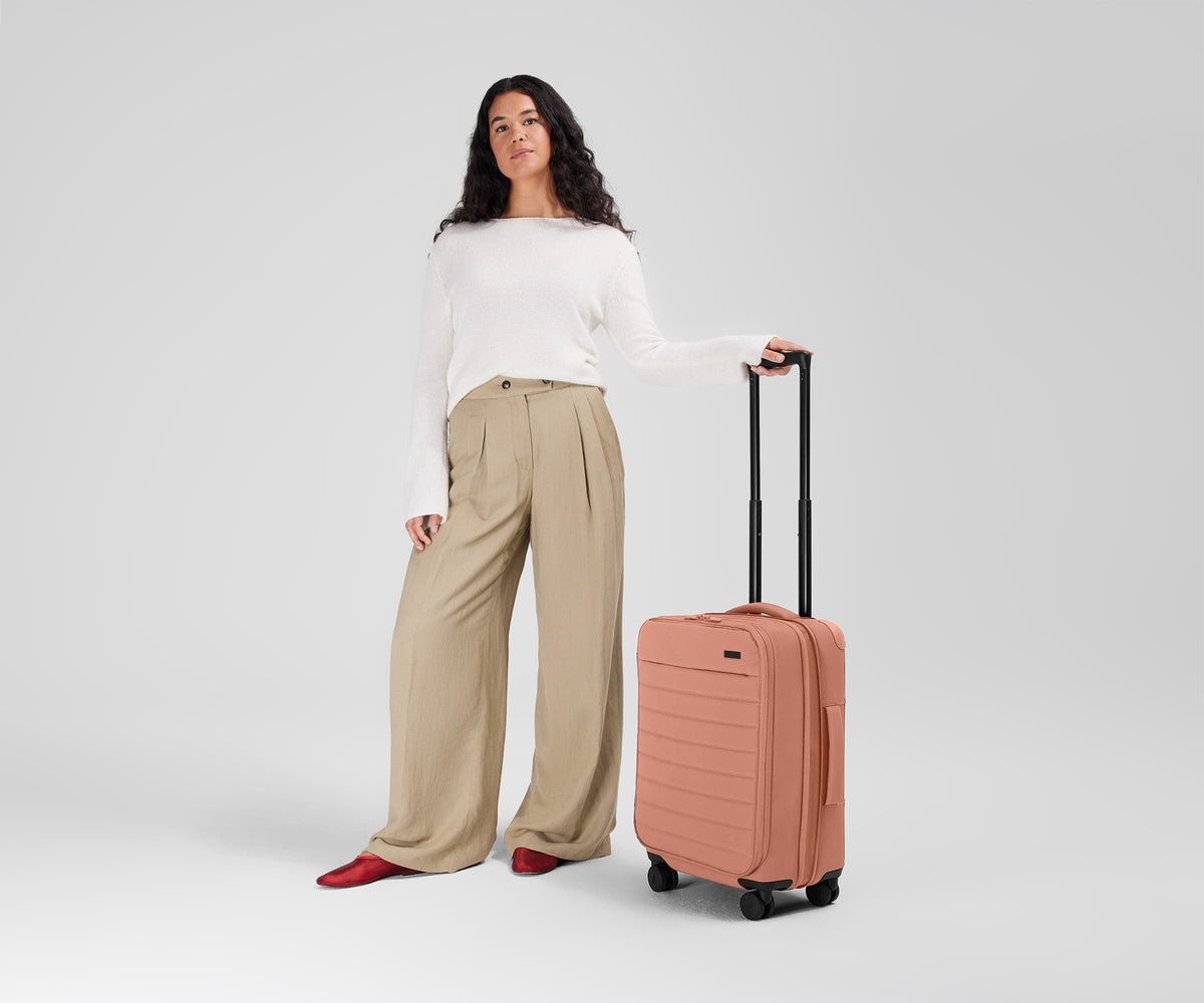 Away Softside Carry-On Suitcase - Clay Pink